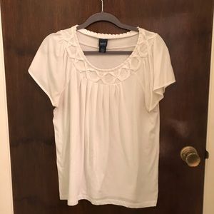 Basic Editions women’s white T-shirt Lg